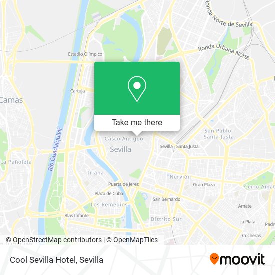 Cool Sevilla Hotel map