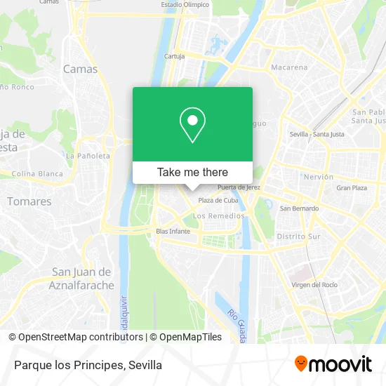 Parque los Principes map