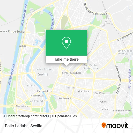 Pollo Ledaba map