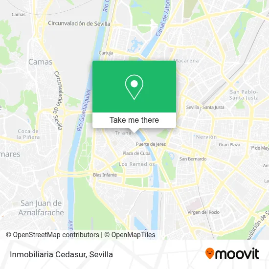 Inmobiliaria Cedasur map