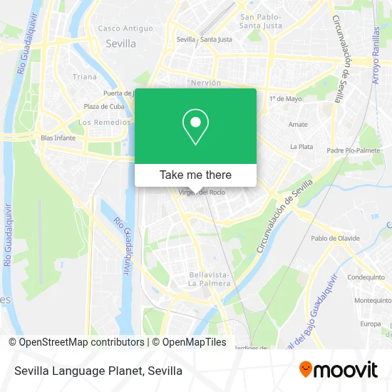 Sevilla Language Planet map