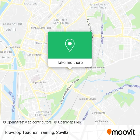 Idevelop Teacher Training map