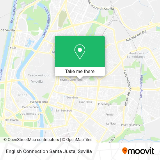 English Connection Santa Justa map
