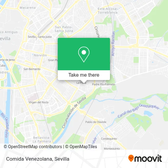 Comida Venezolana map