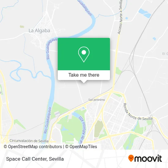 Space Call Center map