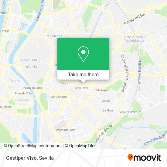 Gestiper Viso map
