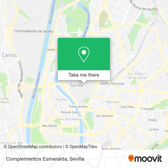 Complementos Esmeralda map