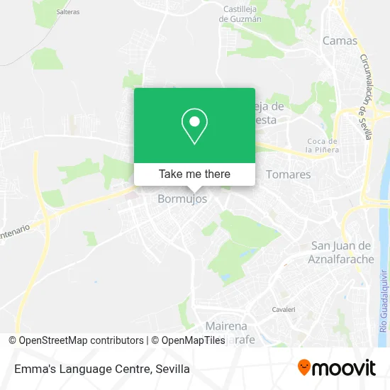 Emma's Language Centre map