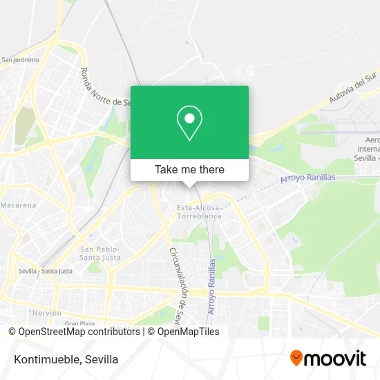 Kontimueble map