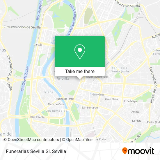 Funerarias Sevilla Sl map