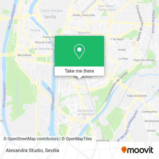 Alexandra Studio map