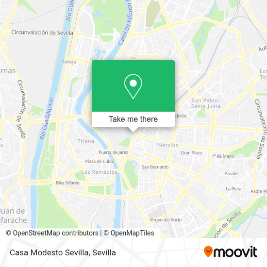 Casa Modesto Sevilla map