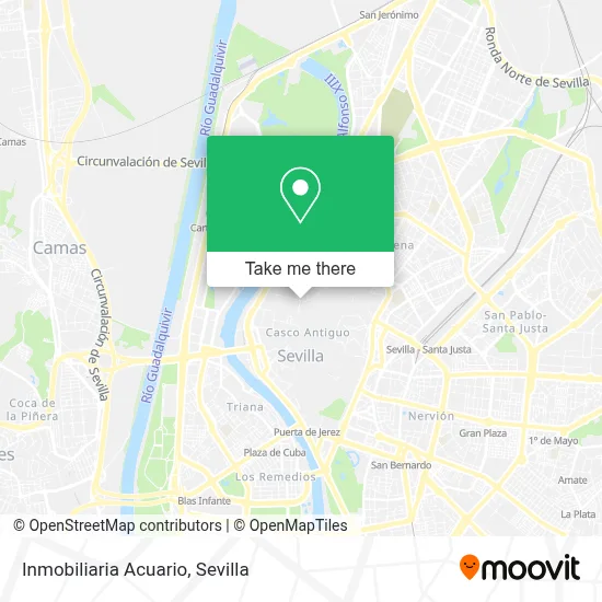 Inmobiliaria Acuario map