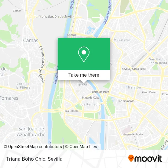 Triana Boho Chic map