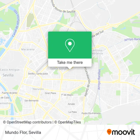 Mundo Flor map