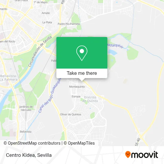 Centro Kidea map