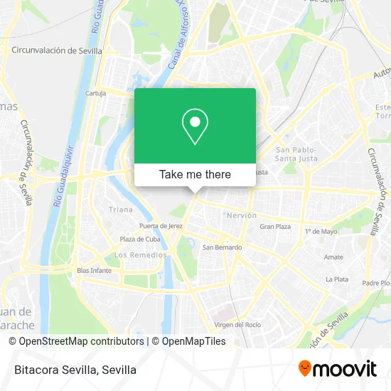 Bitacora Sevilla map