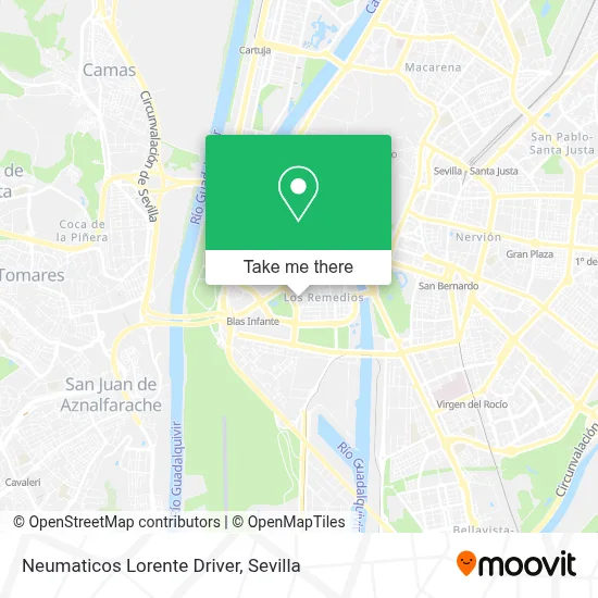 Neumaticos Lorente Driver map