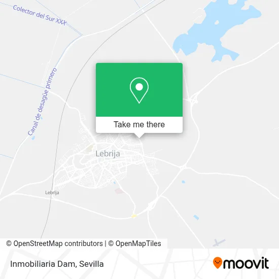 Inmobiliaria Dam map