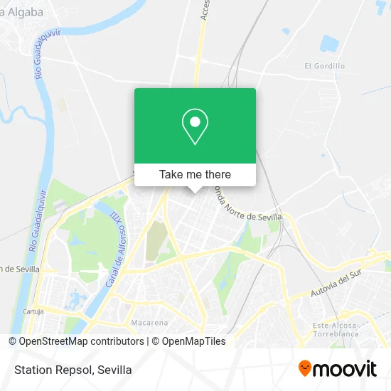 Station Repsol map