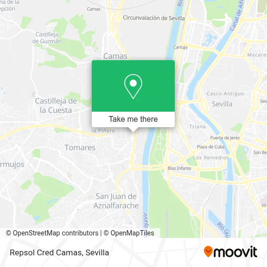 Repsol Cred Camas map