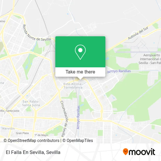 El Falla En Sevilla map