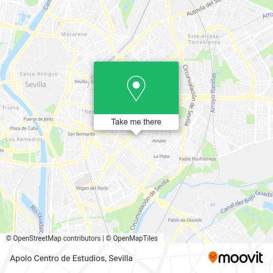Apolo Centro de Estudios map