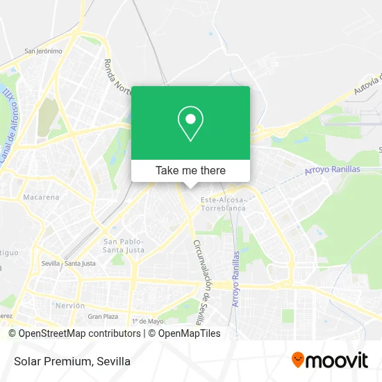 Solar Premium map