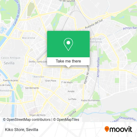 Kiko Store map