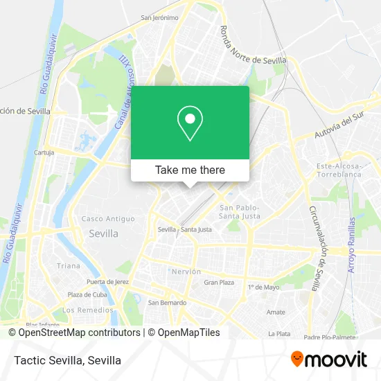 Tactic Sevilla map