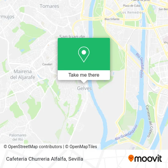 Cafeteria Churreria Alfalfa map