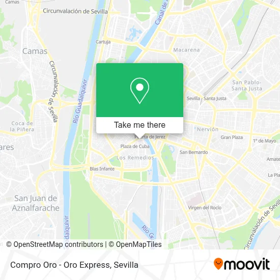 Compro Oro - Oro Express map