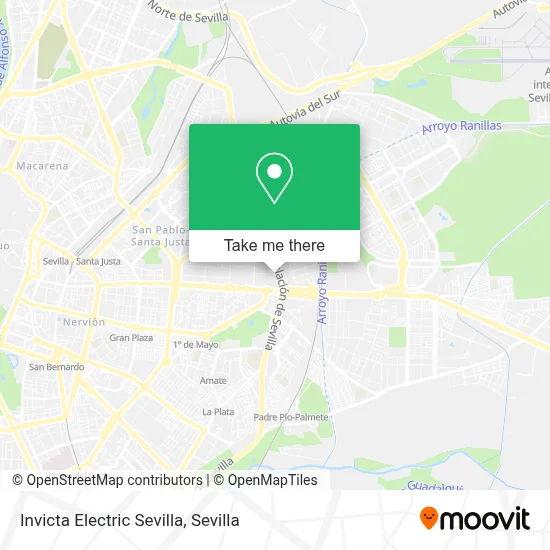 Invicta Electric Sevilla map