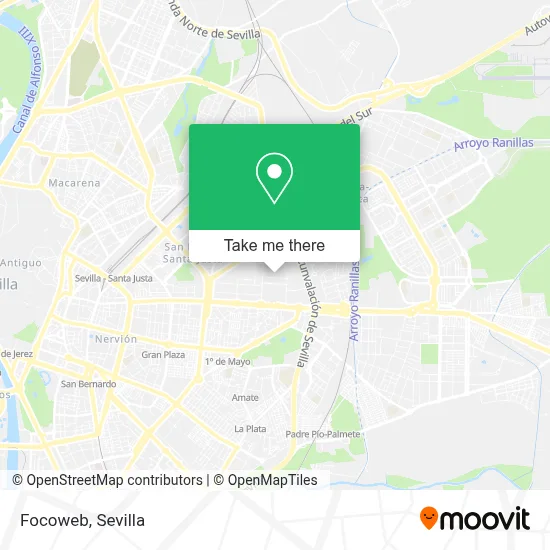 Focoweb map