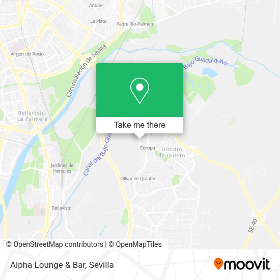Alpha Lounge & Bar map