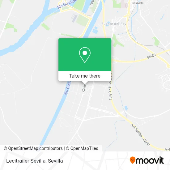 Lecitrailer Sevilla map