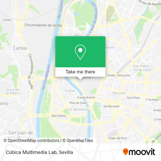 Cúbica Multimedia Lab map