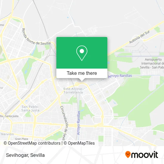 Sevihogar map