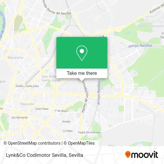 Lynk&Co Codimotor Sevilla map