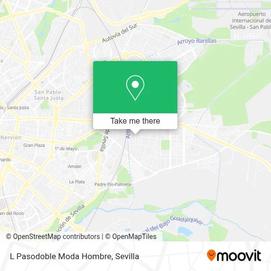 L Pasodoble Moda Hombre map
