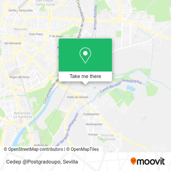 Cedep @Postgradoupo map