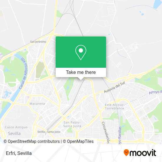 Erfri map