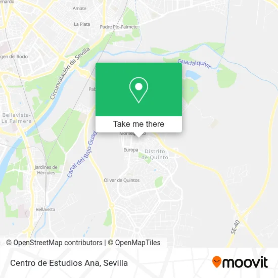 Centro de Estudios Ana map