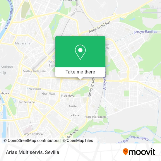 Arias Multiservis map