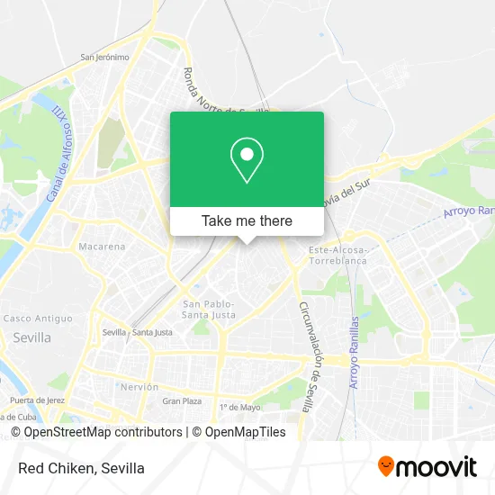 Red Chiken map