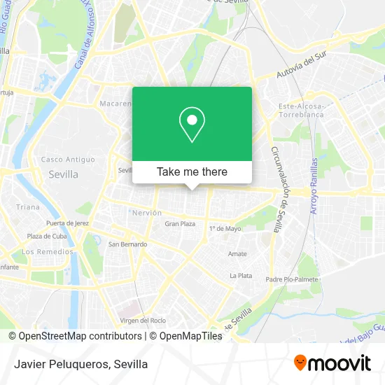 Javier Peluqueros map
