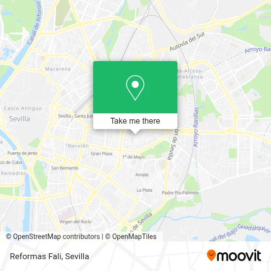 Reformas Fali map