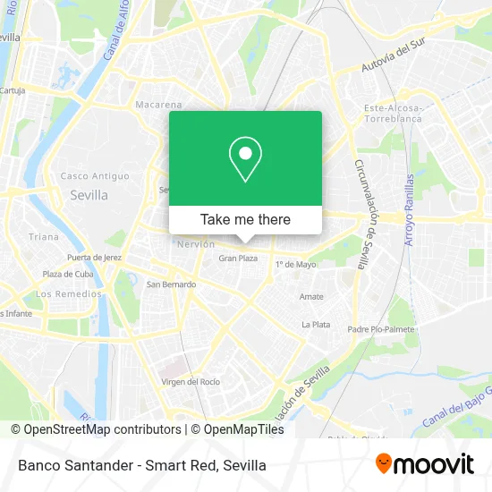 Banco Santander - Smart Red map