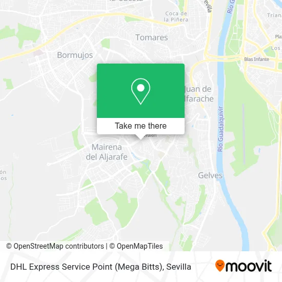 DHL Express Service Point (Mega Bitts) map