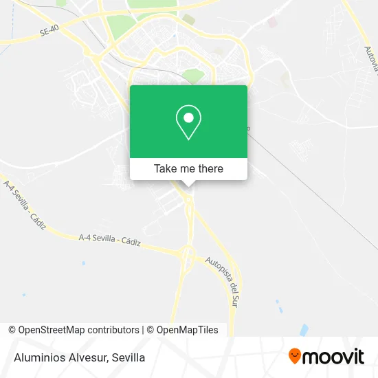 Aluminios Alvesur map